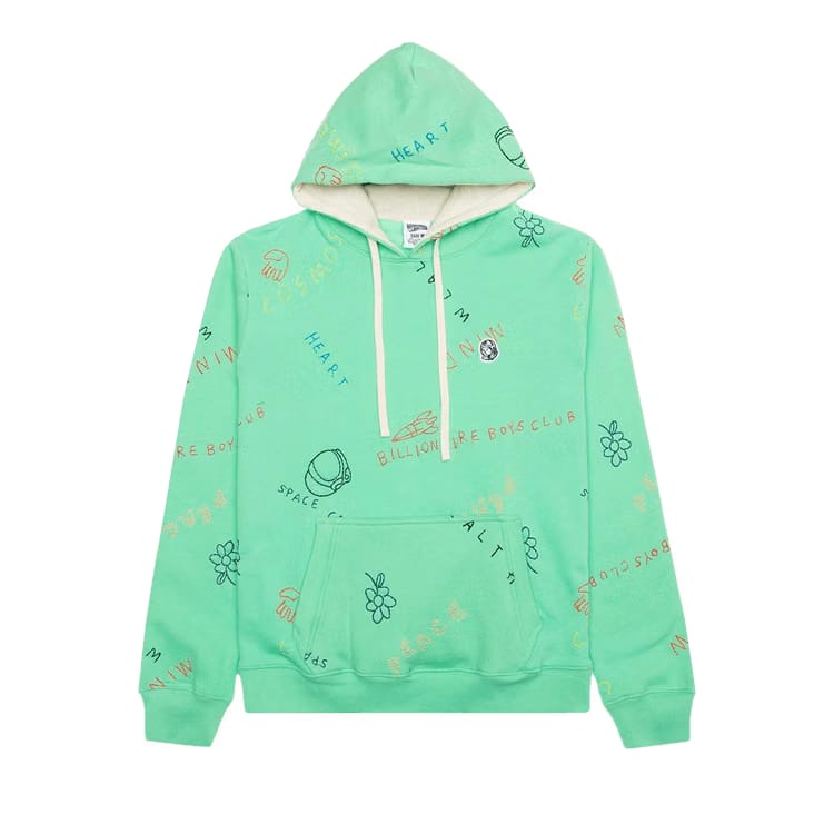 Billionaire Boys Club BB Scribble Hoodie Spring Bud