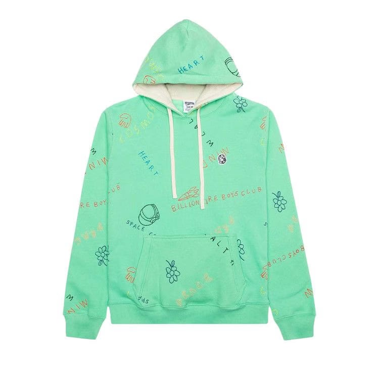 Billionaire Boys Club BB Scribble Hoodie Spring Bud