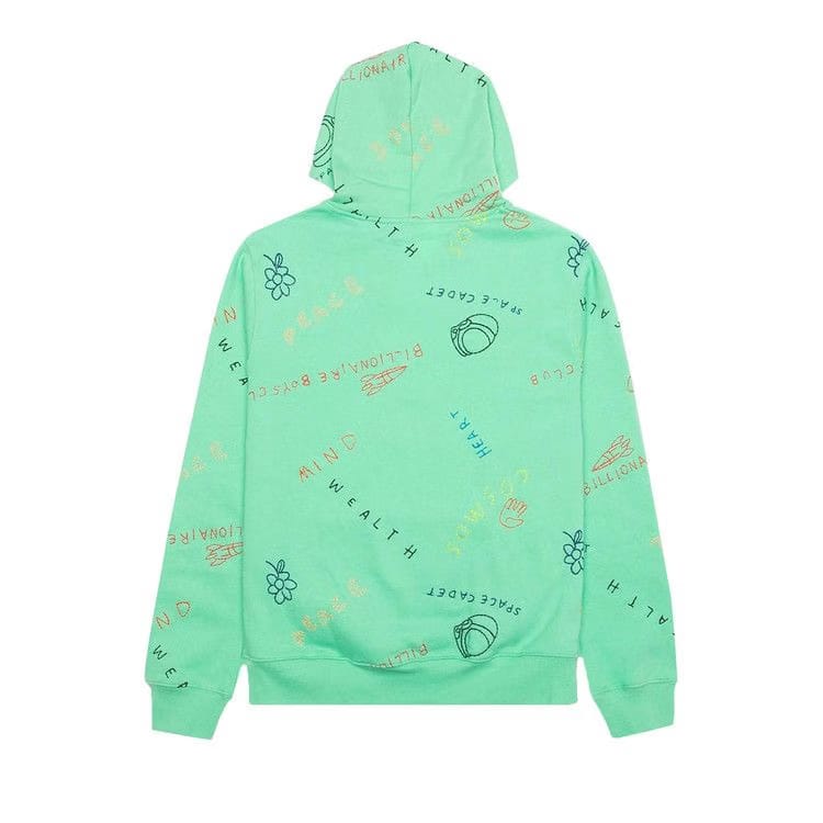Billionaire Boys Club BB Scribble Hoodie Spring Bud