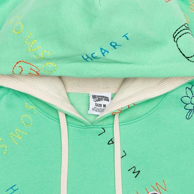 Billionaire Boys Club BB Scribble Hoodie Spring Bud
