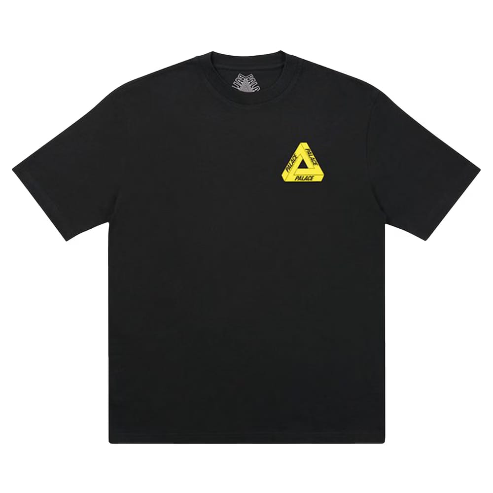 Palace Tri-To-Help T-Shirt Black/Yellow