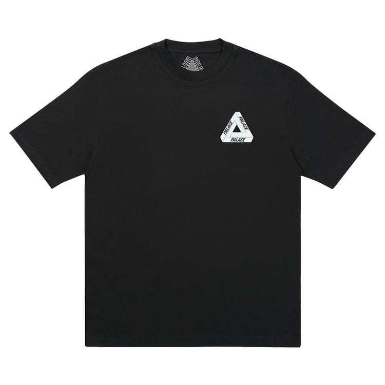 Palace Tri-To-Help T-Shirt Black/Baby Blue