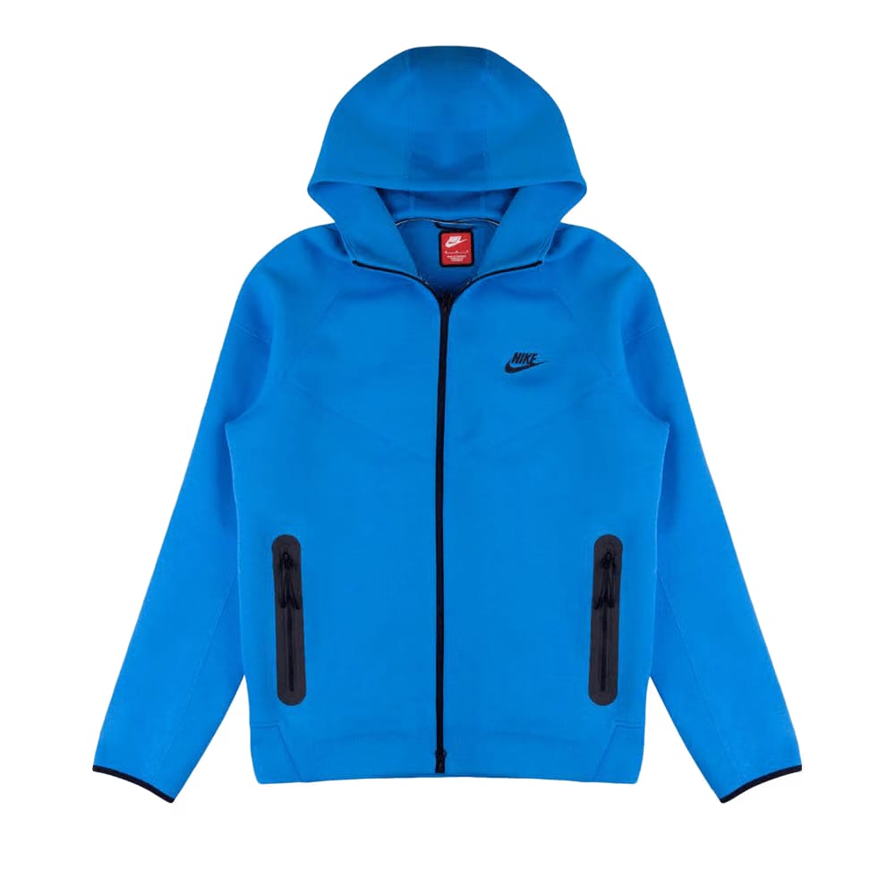 Nike Sportswear Tech Fleece Windrunner Full Zip Hoodie Light Photo Blue/Black