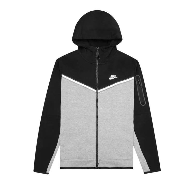 Nike Sportswear Tech Fleece Windrunner Full Zip Hoodie Multicolor Black Grey