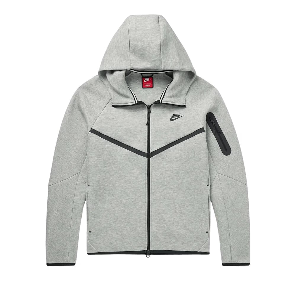 Nike Tech Fleece Full-Zip Windrunner Hoodie Dark Grey Heather/Black