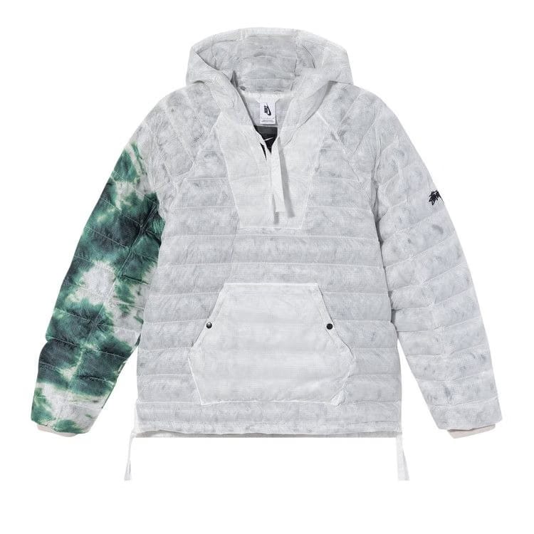 Nike x Stussy Insulated Pullover Jacket White/Gorge Green