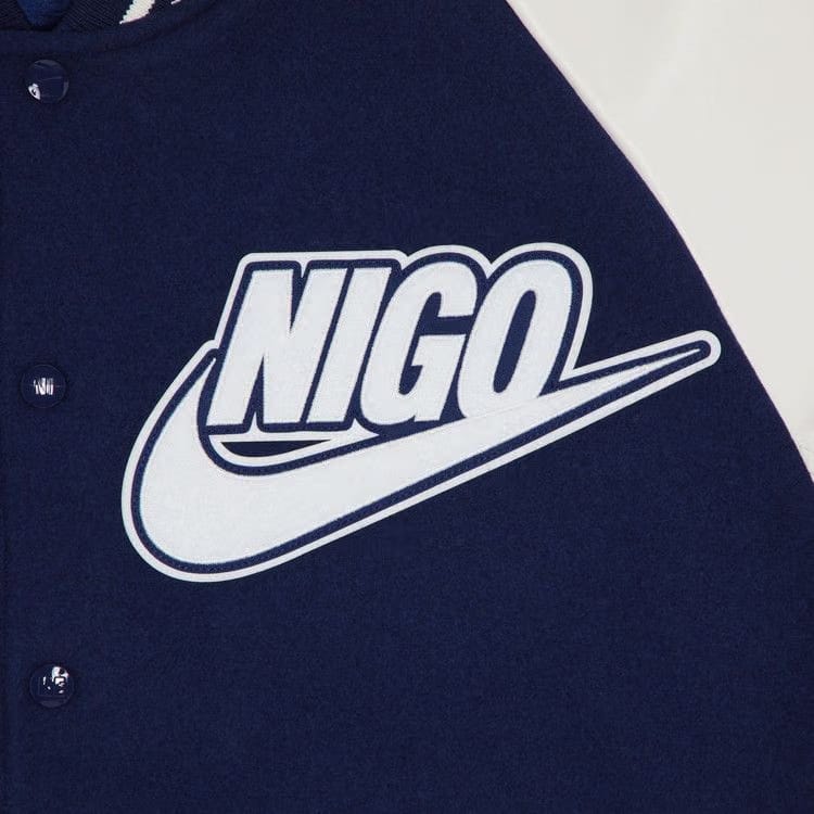 Nike x Nigo NRG Varsity Jacket Navy