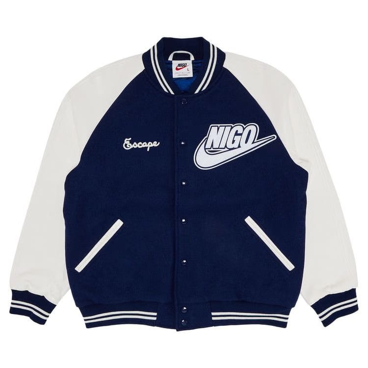 Nike x Nigo NRG Varsity Jacket Navy