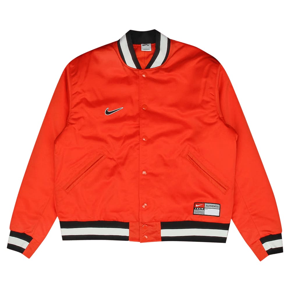 Nike SB x MLB Varsity Skate Jacket Team Orange/Black/Sail/White
