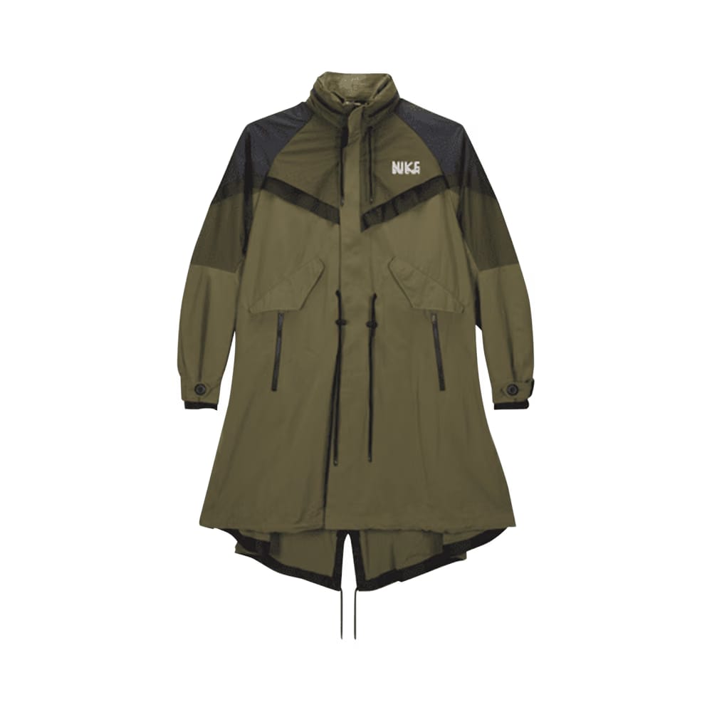 Nike x sacai Trench Jacket Medium Olive