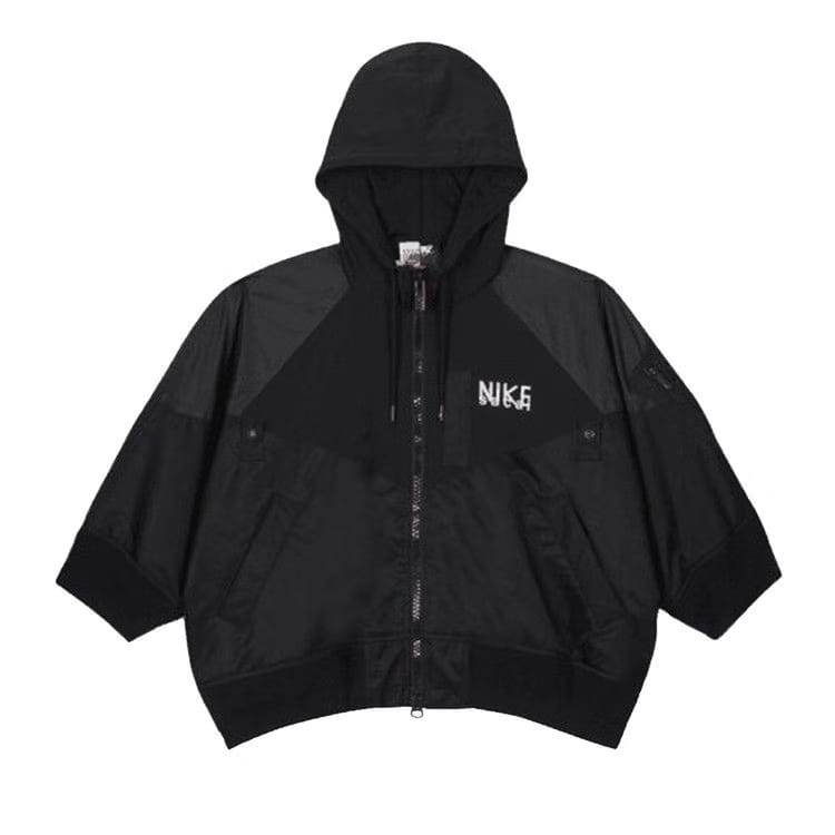 Nike x Sacai Full Zip Hooded Jacket Black