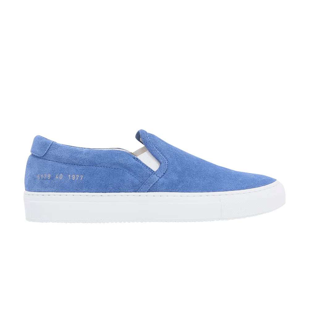 Common Projects Slip-On Blue Suede