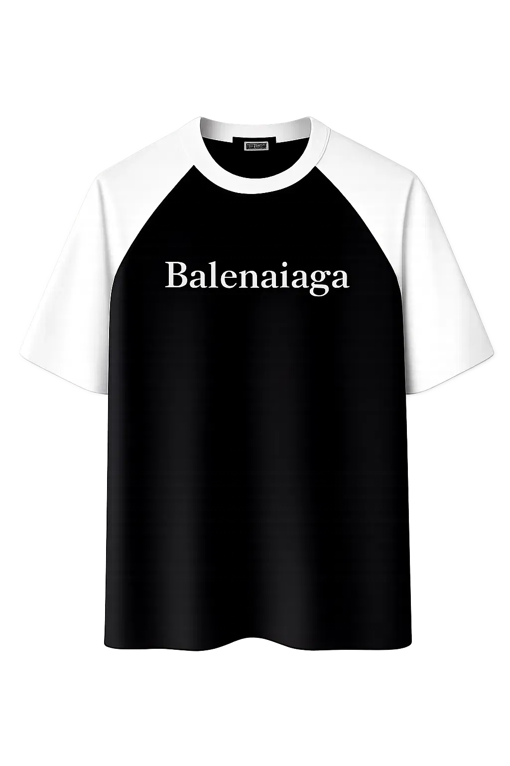 Balenciaga black and white raglan T-Shirt