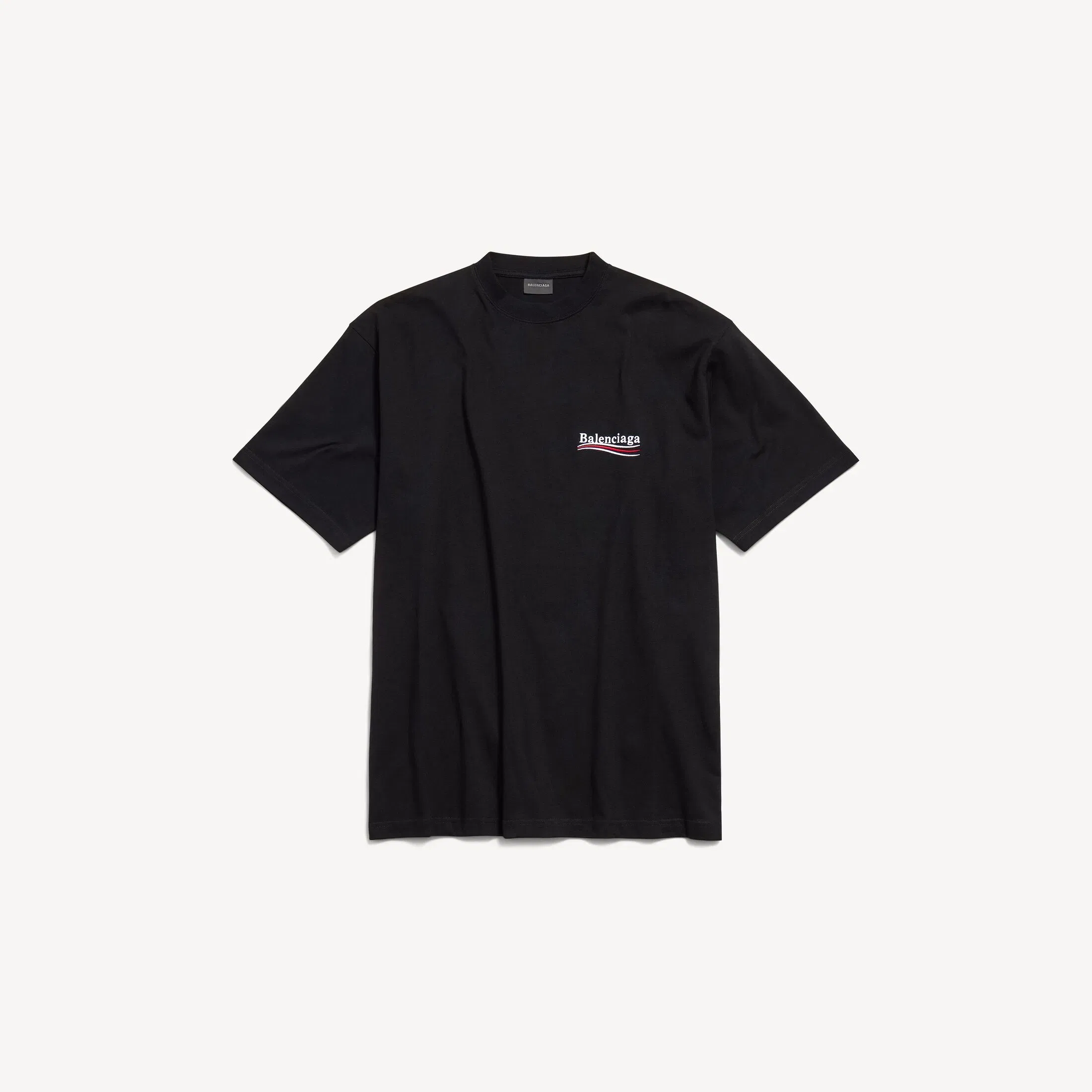 Men's Political Campaign T-Shirt Large Fit in Black