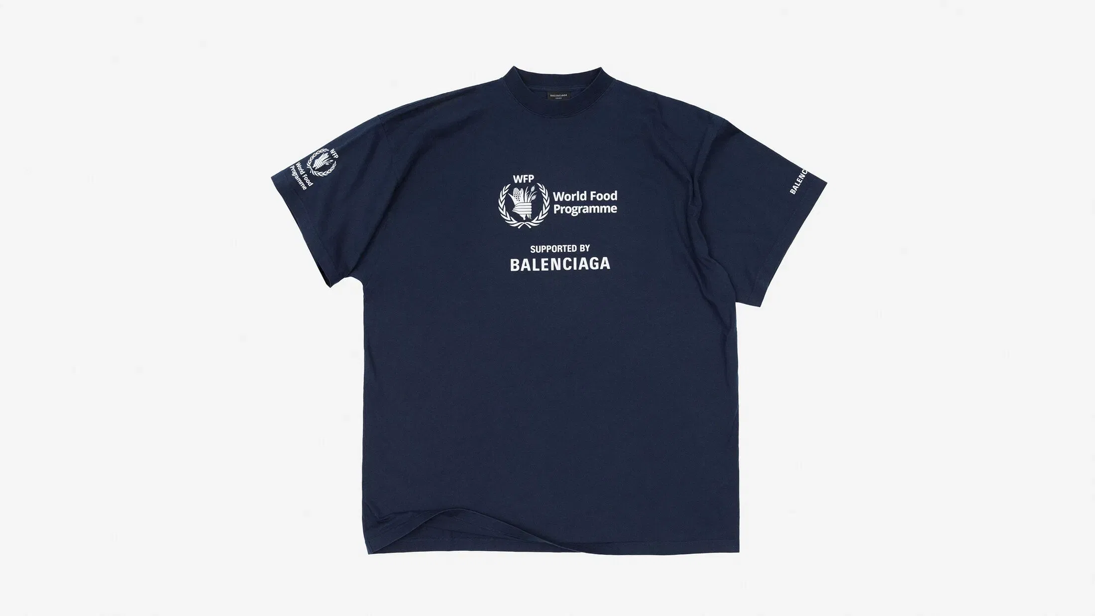 Balenciaga x World Food Programme (WFP) medium-fit Black T-Shirt