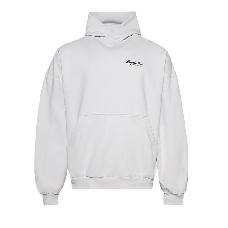 Balenciaga Beverly Hills Oversized Hoodie Off White/Black