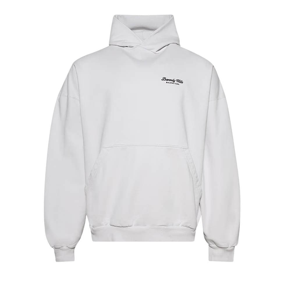 Balenciaga Beverly Hills Oversized Hoodie Off White/Black