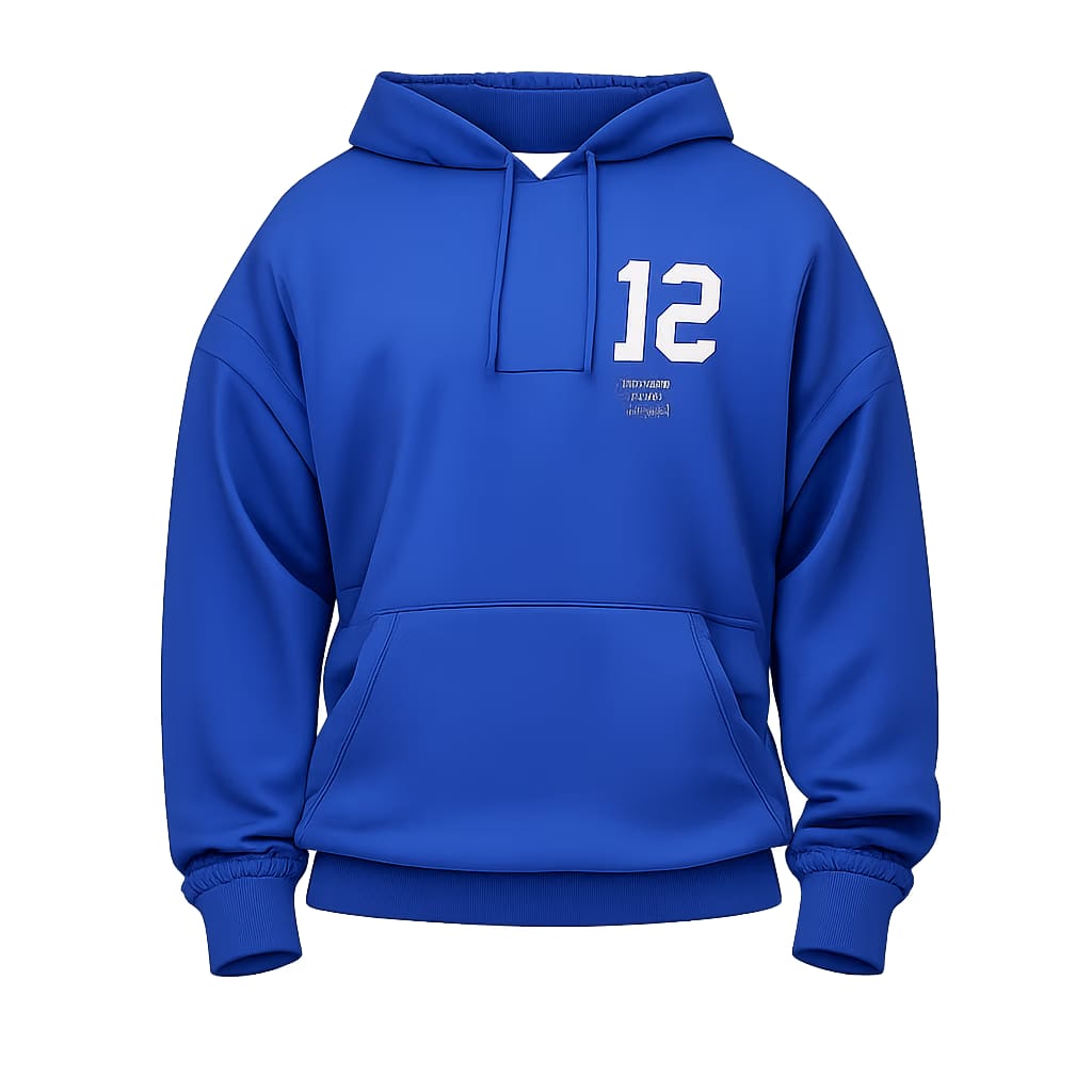 Collegiate Graphic Hoodie Athletic Blue