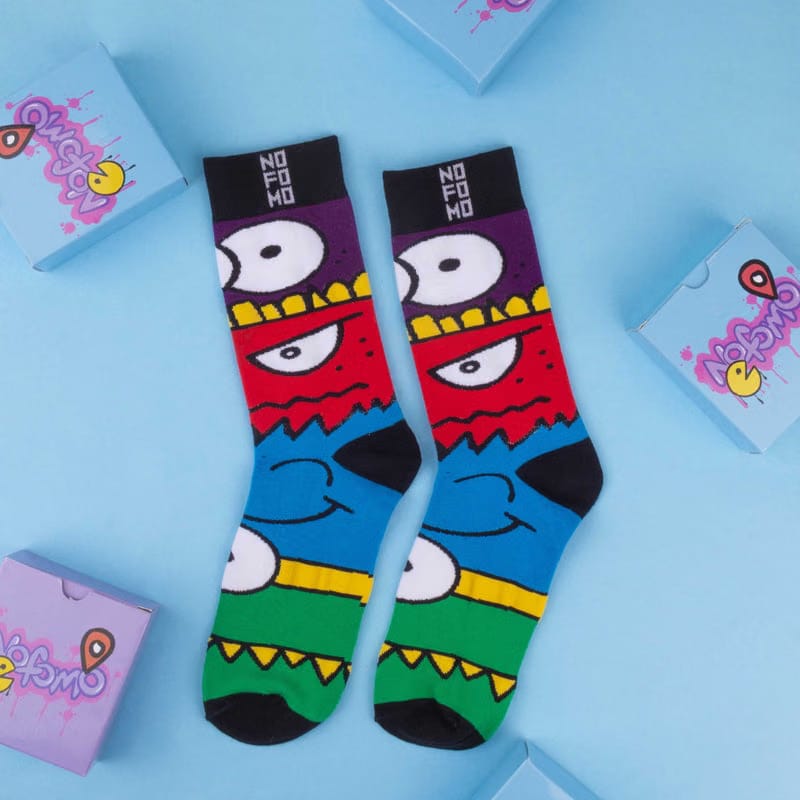 Box Of 6 - Crew Length Socks