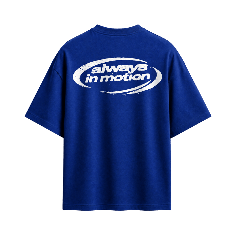 Off supply Always In Motion Blue T-shirt