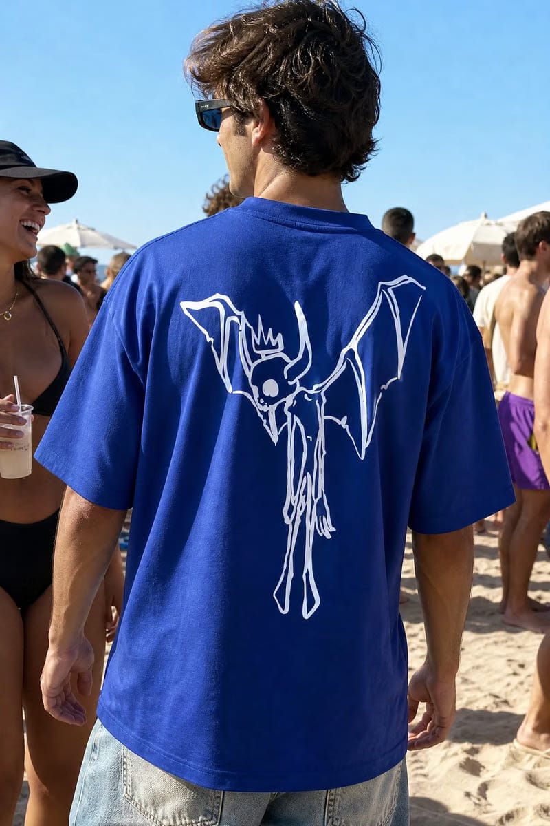 Off supply Bat soul blue t-shirt