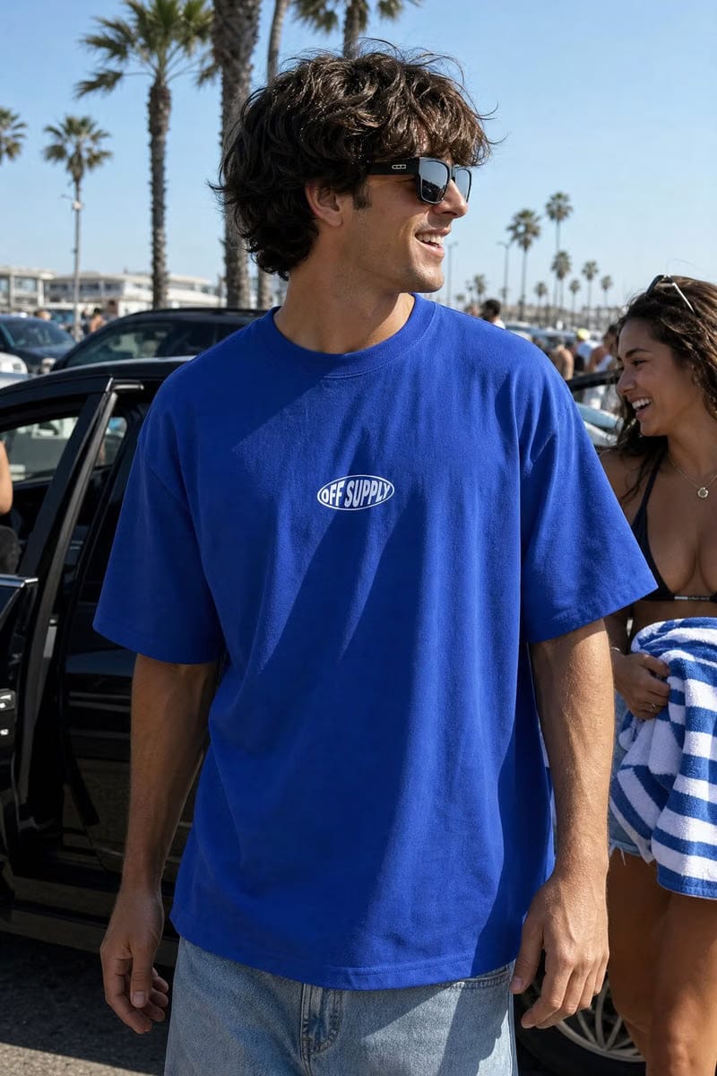 Off supply Bat soul blue t-shirt