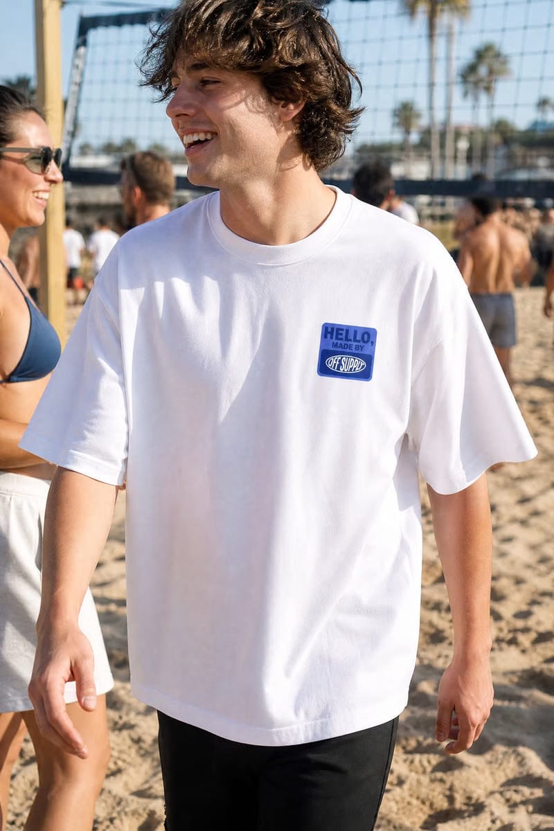 Off supply Bored white t-shirt