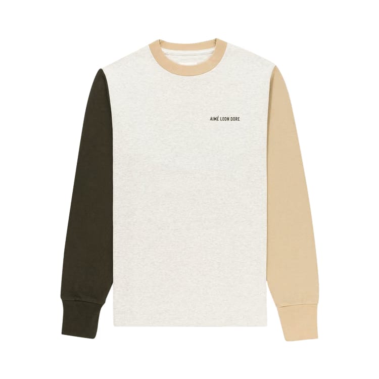 Aimé Leon Dore Uniform Long-Sleeve T-Shirt Oatmeal Combo