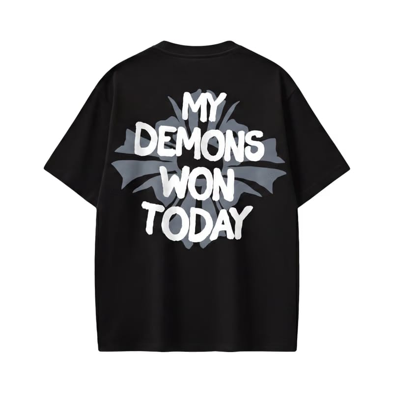 Off supply Demons Black T-shirt
