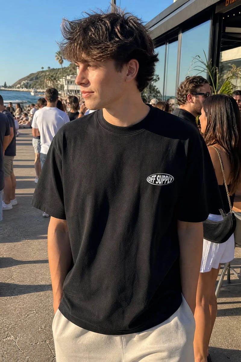 Off supply Escape From Reality black t-shirt