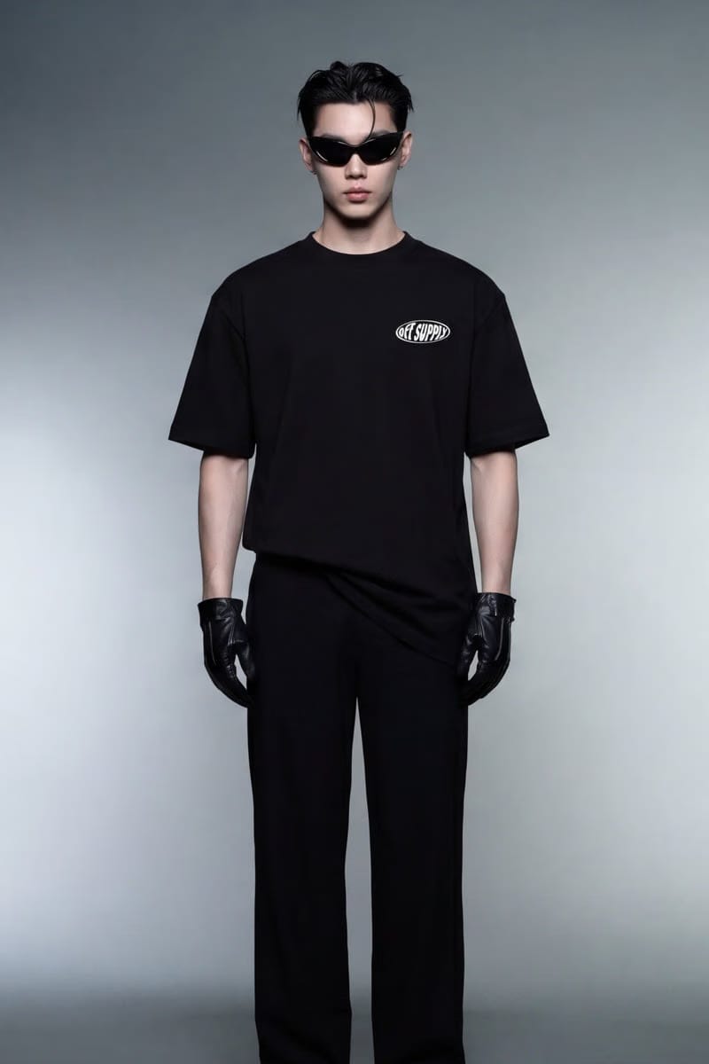 Off supply Escape From Reality black t-shirt