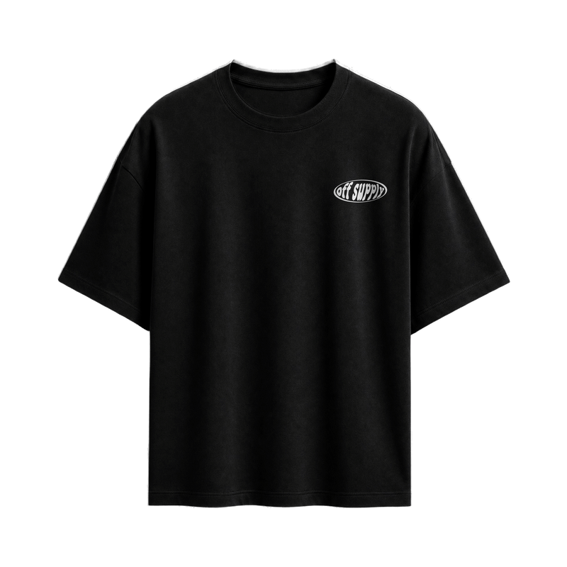 Off supply Escape From Reality black t-shirt