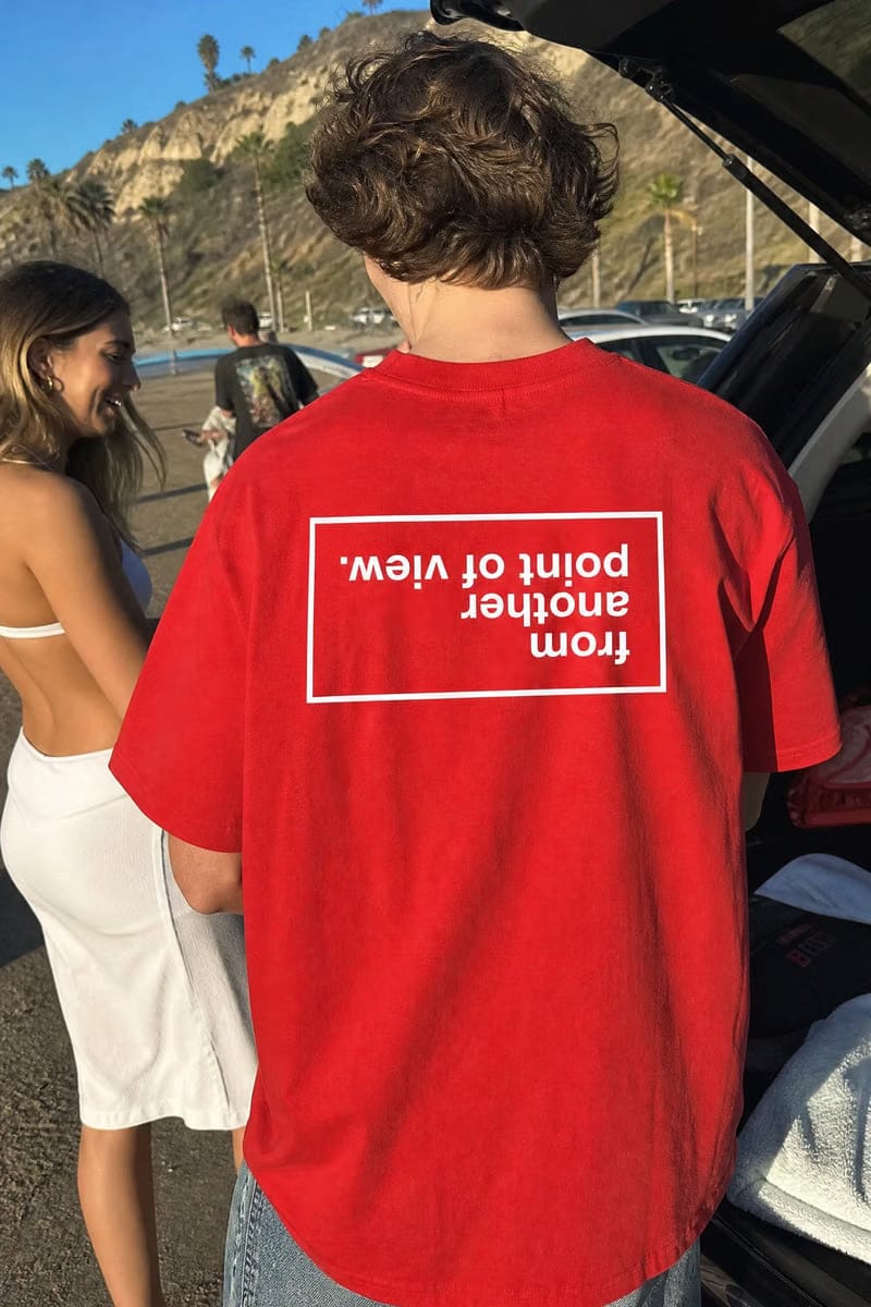 Off supply From another POV red t-shirt