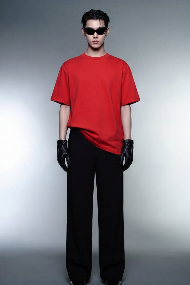 Off supply From another POV red t-shirt