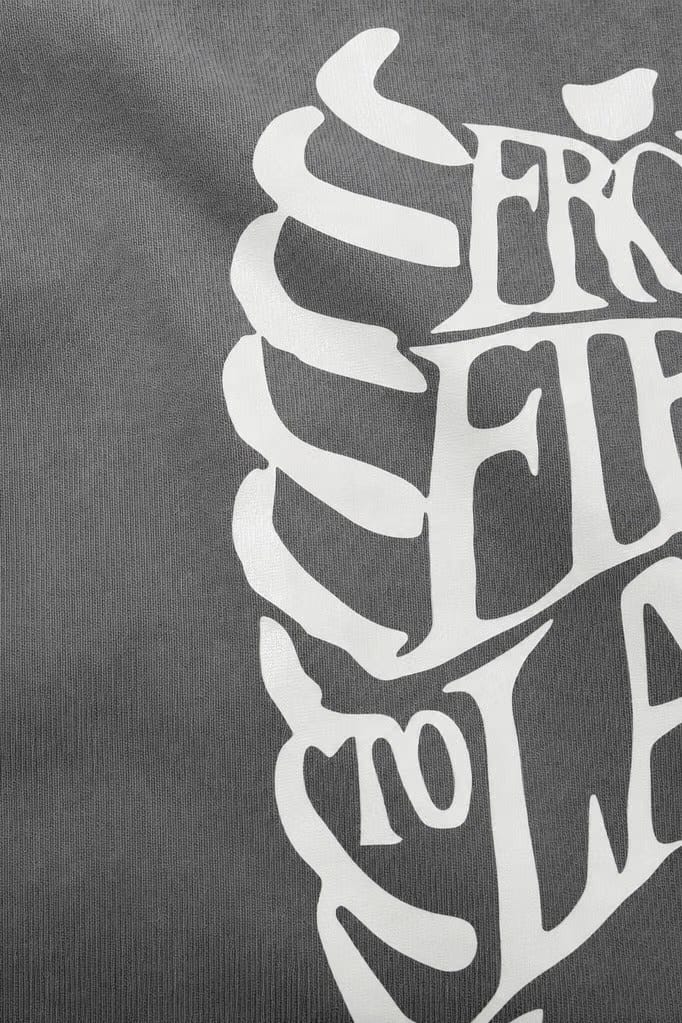 Off supply From First to last grey t-shirt