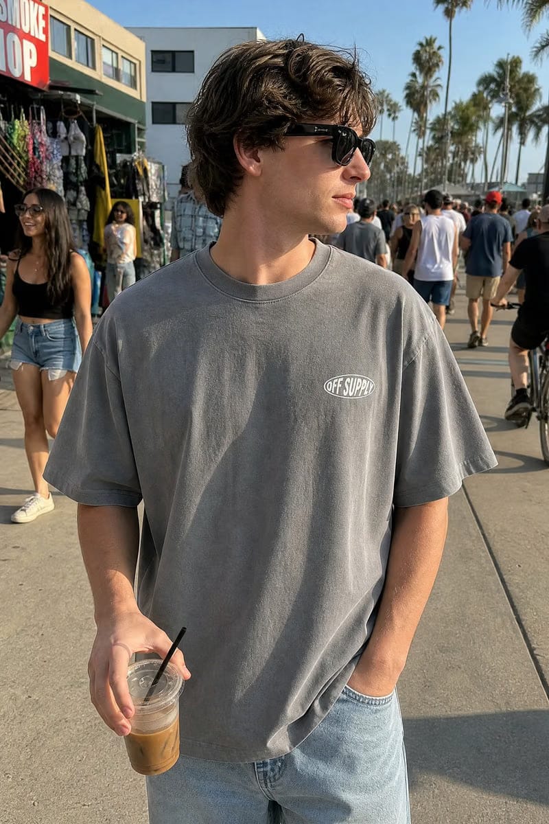 Off supply From First to last grey t-shirt