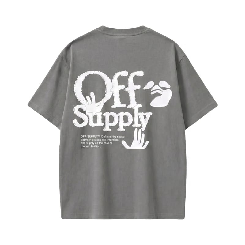 Off supply Modern Fashion grey t-shirt