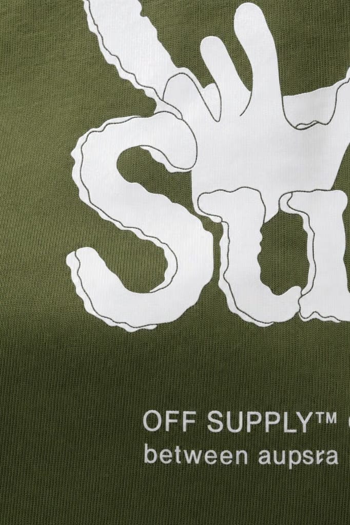 Off supply Modern Fashion olive green t-shirt