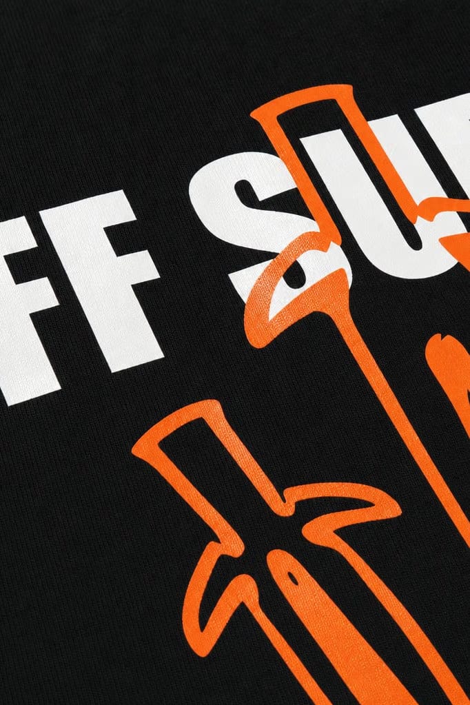 Off supply Orange Dagger black t-shirt