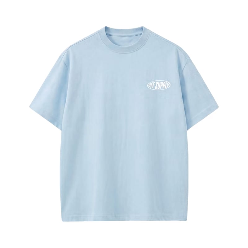 Off supply Orange Dagger light blue t-shirt