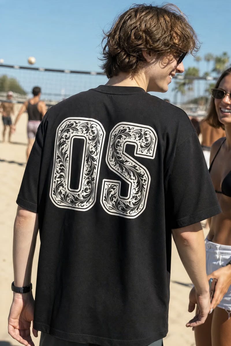 Off supply OS black T-shirt