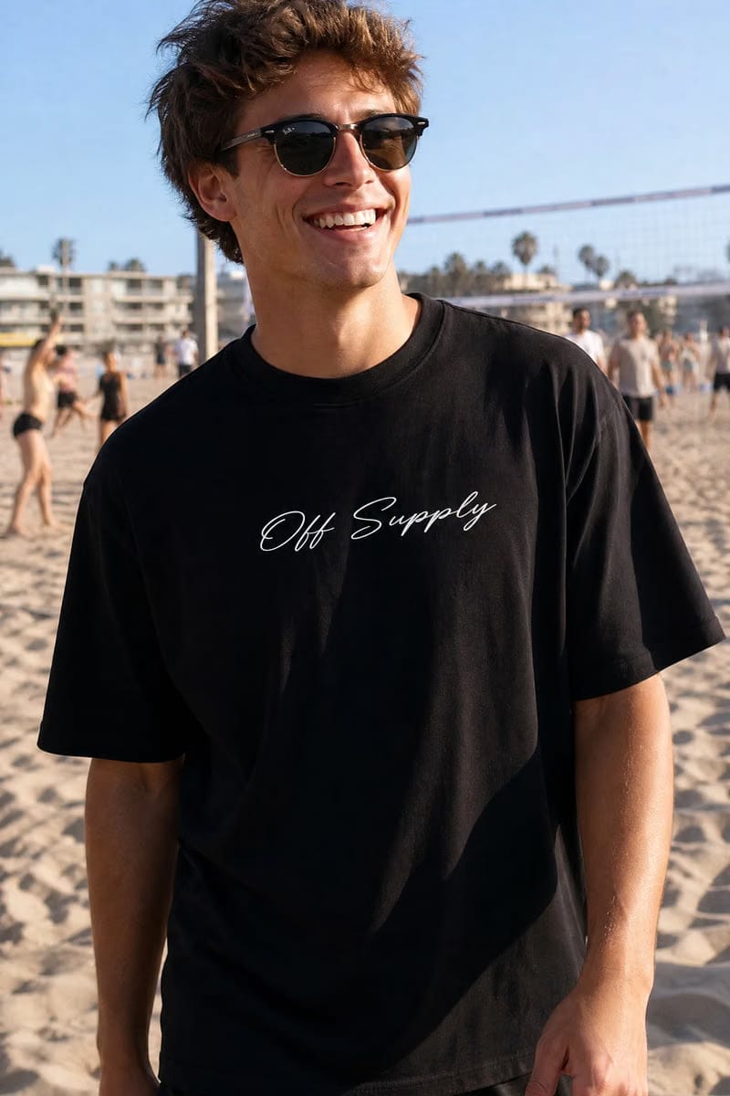 Off supply People of Culture Black t-shirt