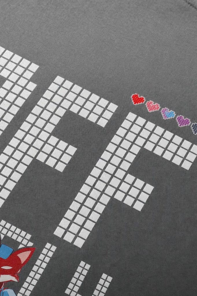 Off supply Pixel Warrior Grey T-shirt