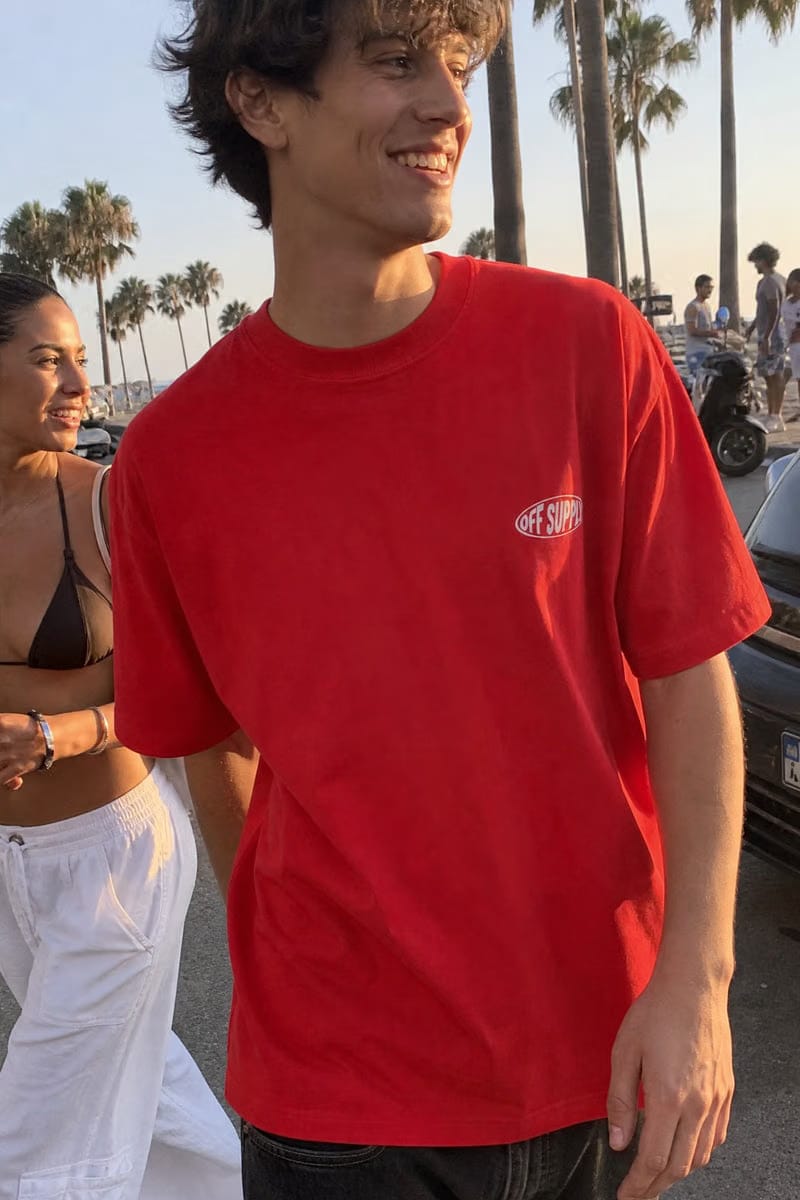 Off supply Pixel Warrior Red T-shirt