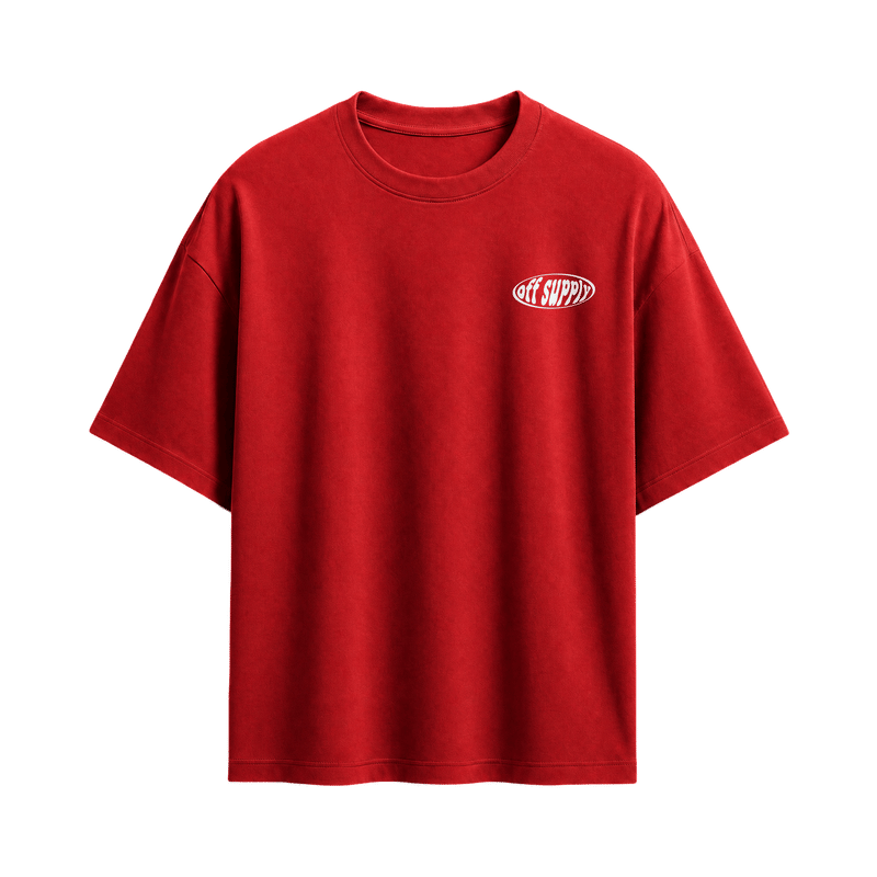 Off supply Pixel Warrior Red T-shirt