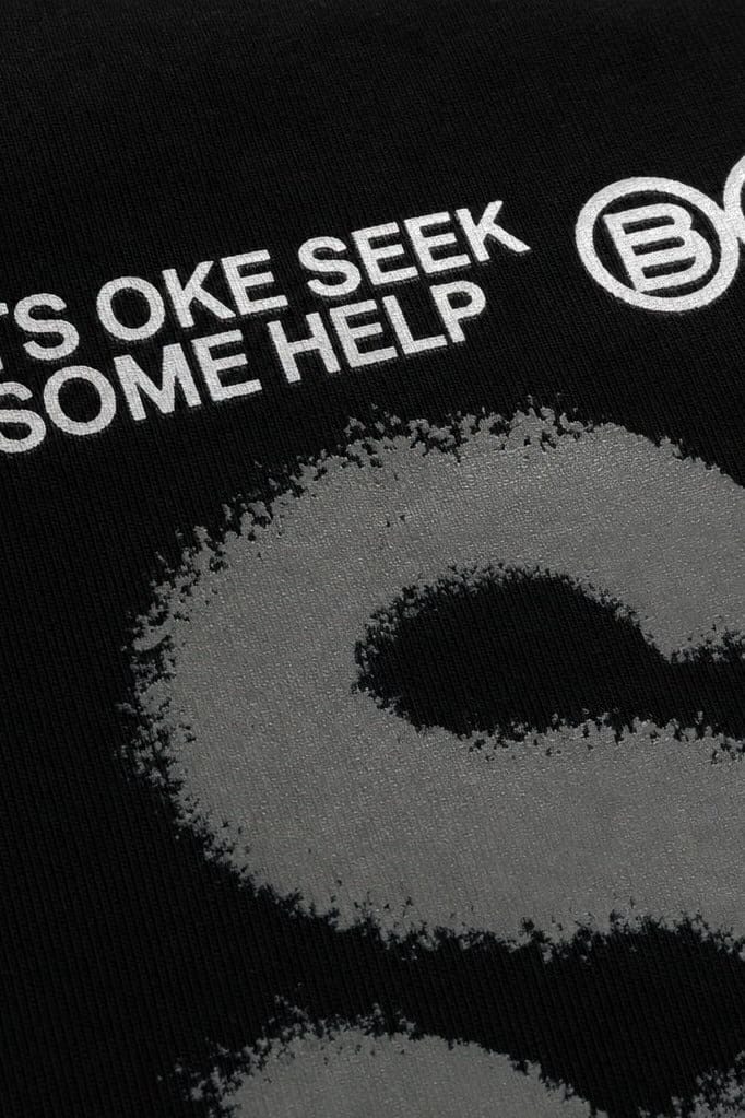 Off supply SOS Black T-shirt