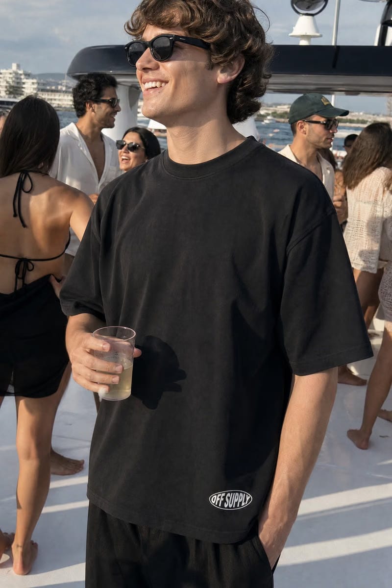 Off supply SOS Black T-shirt