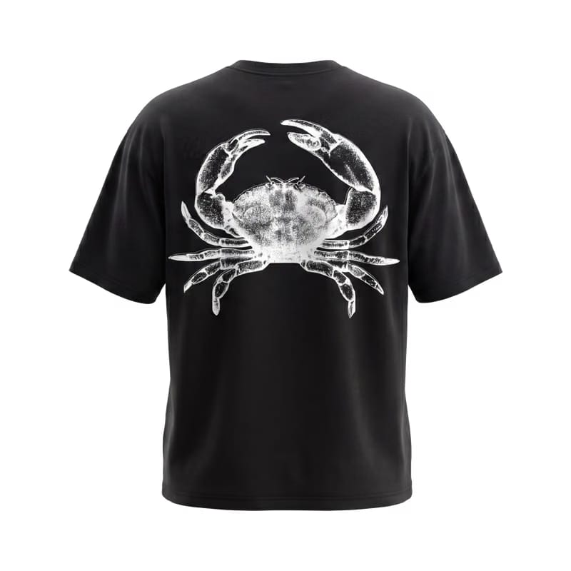 Off supply The crab black t-shirt