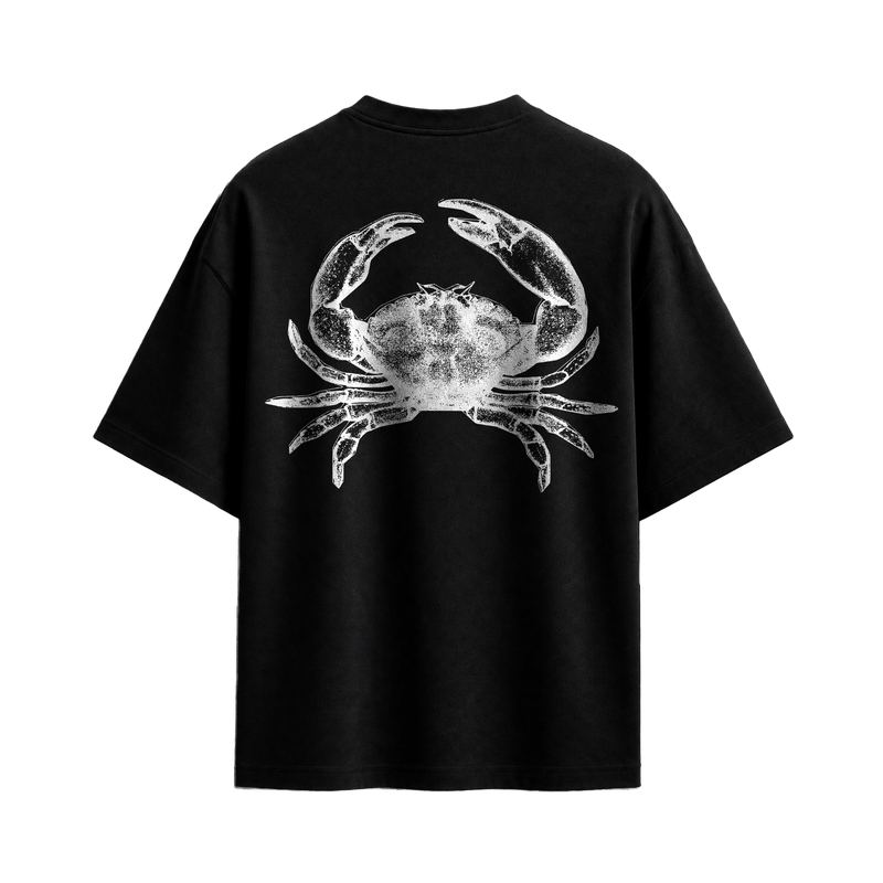 Off supply The crab black t-shirt