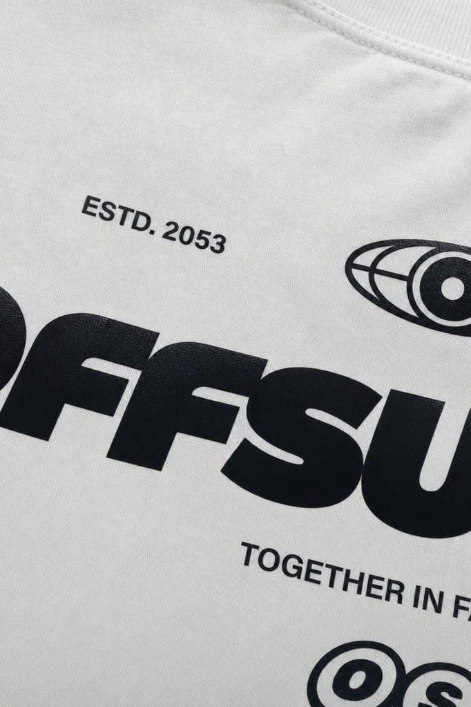 Off supply Together in Fashion white t-shirt